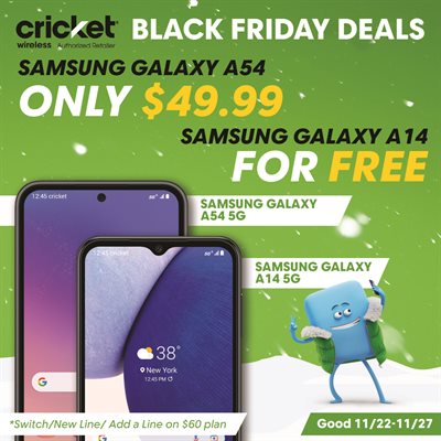 Cricket Wireless  Samsung Galaxy A14 5G - Black