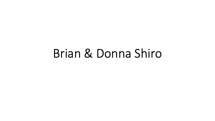 paws4people Sponsor | Brian & Donna Shiro
