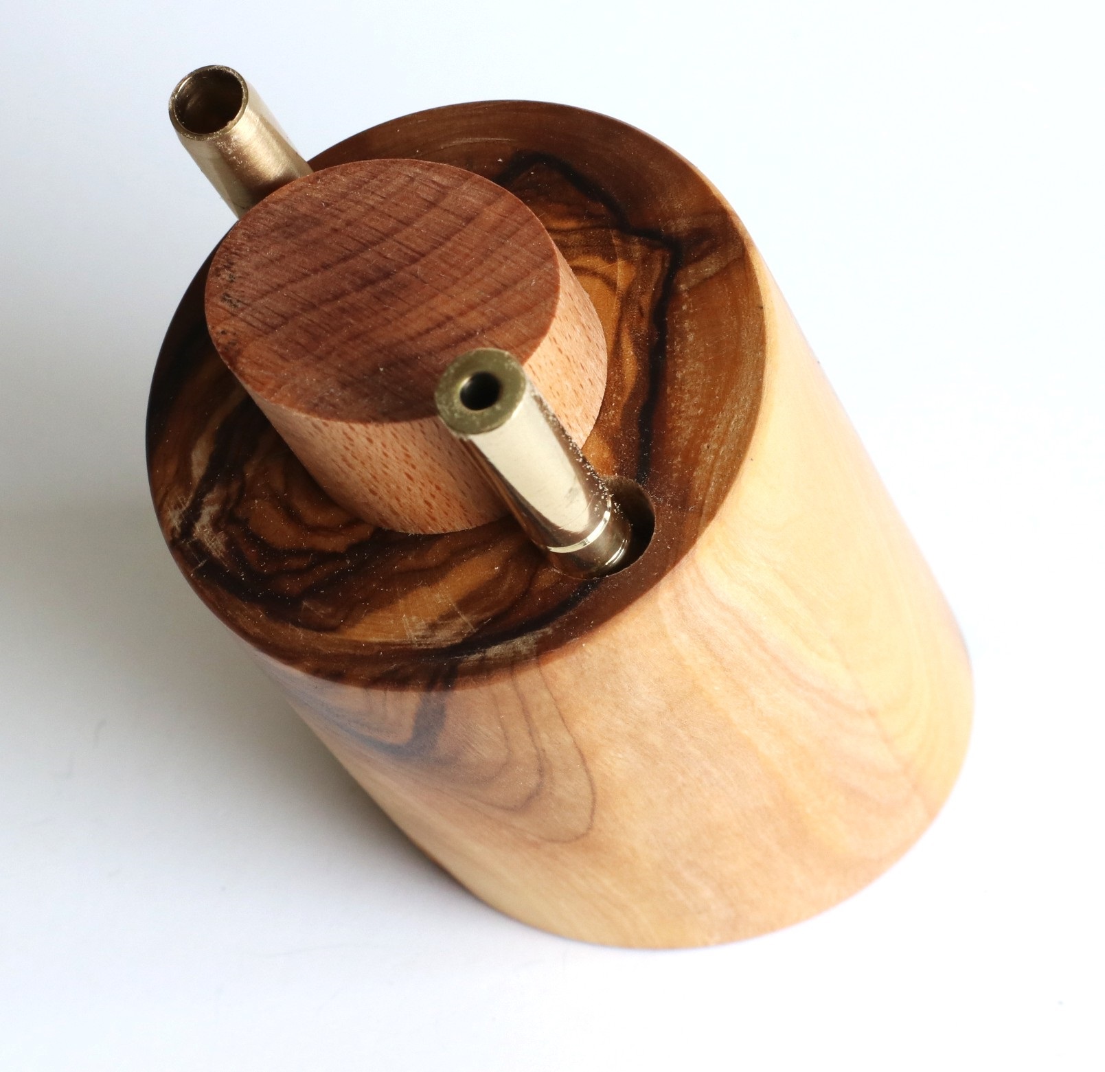 Best Dugout, Brass Pipes, olive smoking pipe, Olive Wood, Olive Wood Dugout, table dugout, Wood Dugout