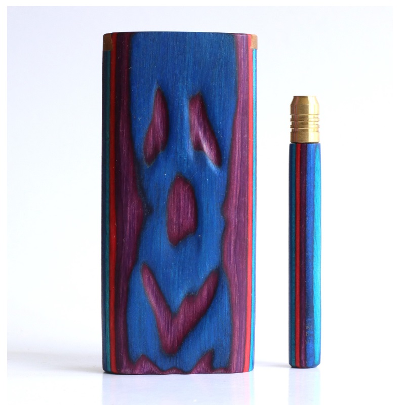 brass pipe, Dugout, dugout onehitter, mill dugouts, One Hitter, One Hitter Pipe, The Mill, Wood Dugout