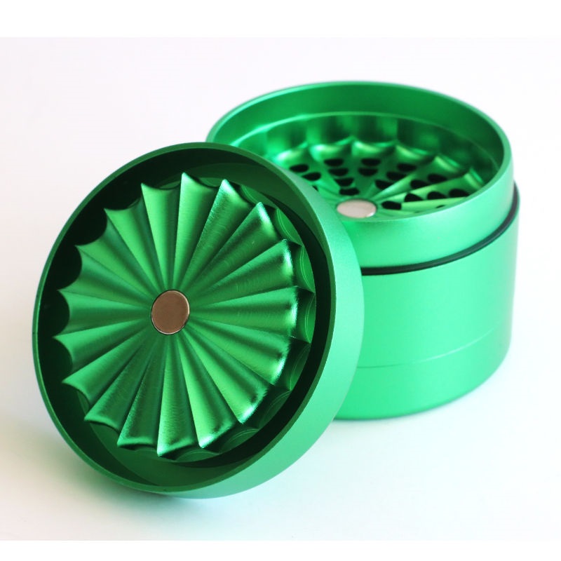 apollo herb grinder, best grinder, heavy grinder, Herb Grinder, Metal Grinder, pink grinder, silver grinder, toothless grinder, weed grinder