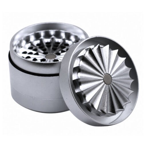 apollo herb grinder, best grinder, grinder for weed, heavy grinder, Herb Grinder, Metal Grinder, silver grinder, toothless grinder, weed grinder, weed grinders, weed windmill grinder, windmill grinder
