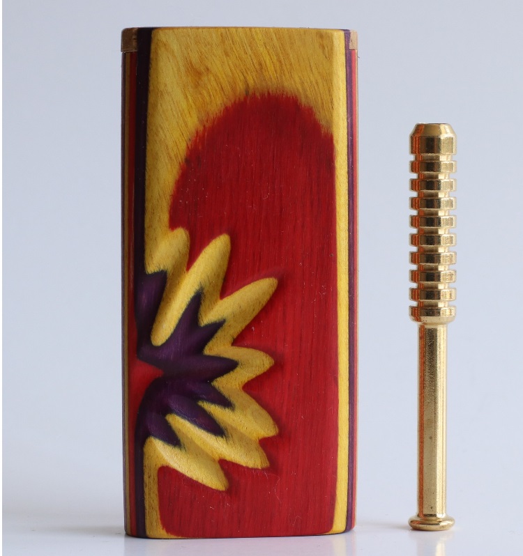 brass pipe, Dugout, dugout onehitter, mill dugouts, One Hitter, One Hitter Pipe, The Mill, Wood Dugout