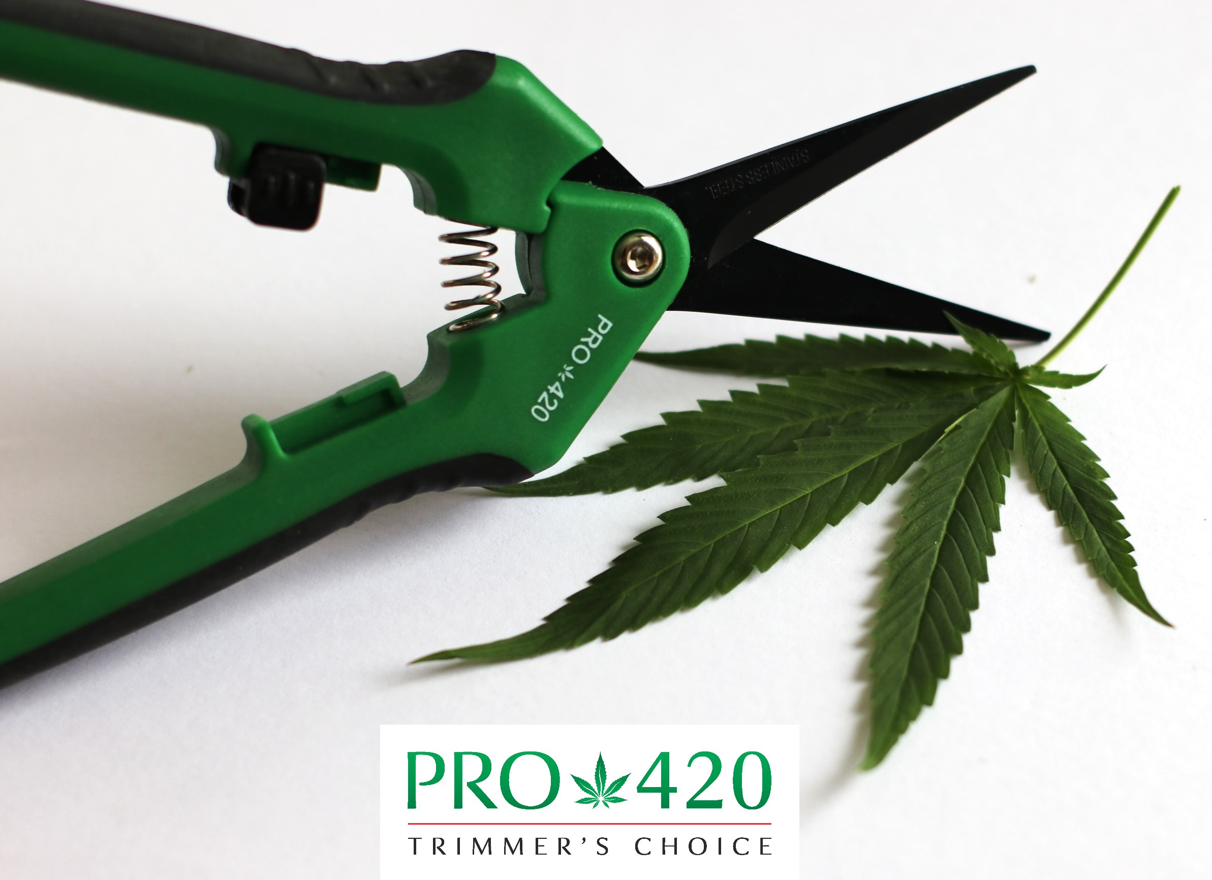 PRO 420 Scissors- Spring Loaded- Professional Manicure Scissors for Cannabis - Spring Loaded Scissors