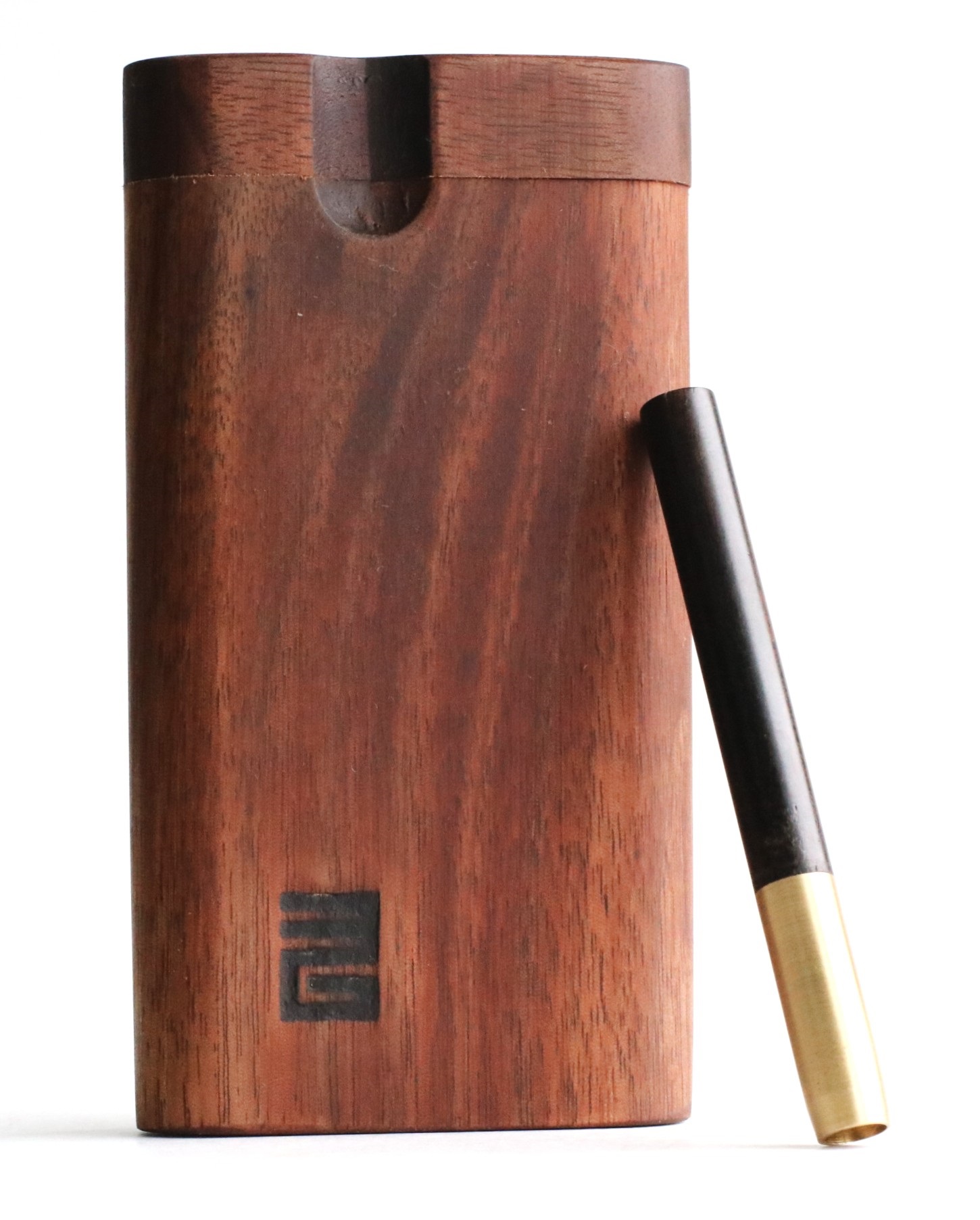 3G Walnut Dugouts with One Hitter Pipe- 3" & 4" Dugouts- American Crafted - 3G Walnut Dugout