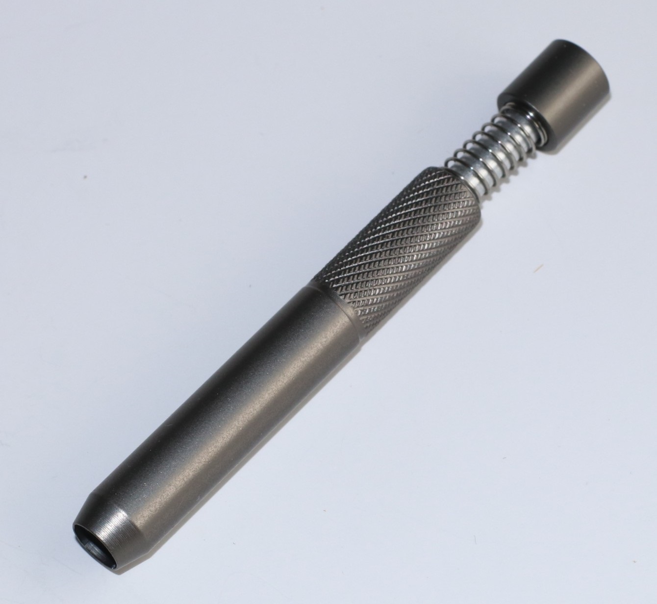 3" Self Eject One Hitter Pipe-Spring Loaded Cleaning System-Zero Ash - One Hitter Pipe-Self Eject Bat for Dugouts