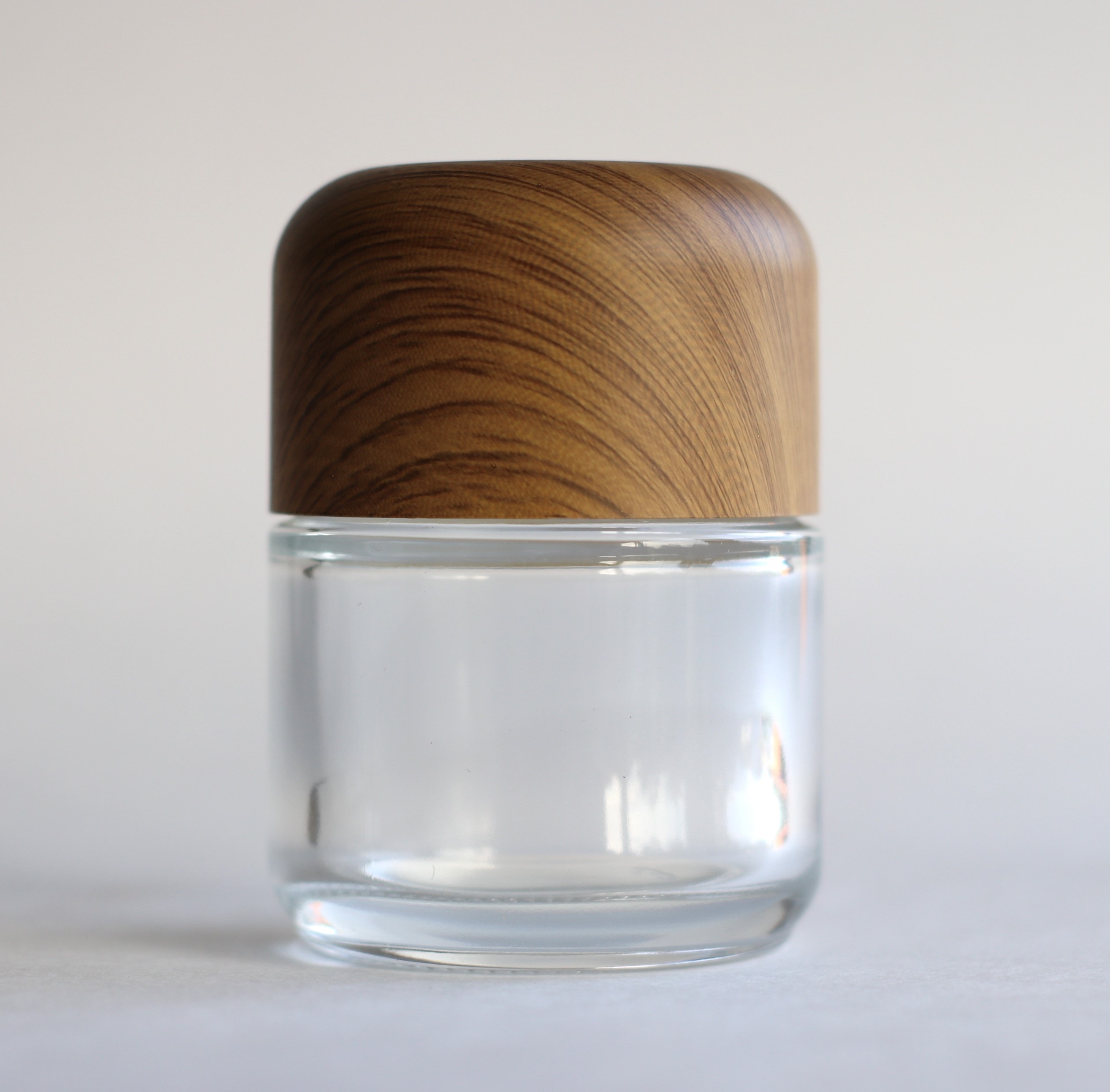3" Glass Stash Jar-Smell Proof-Child Proof Lid-Safe and Secure Jar