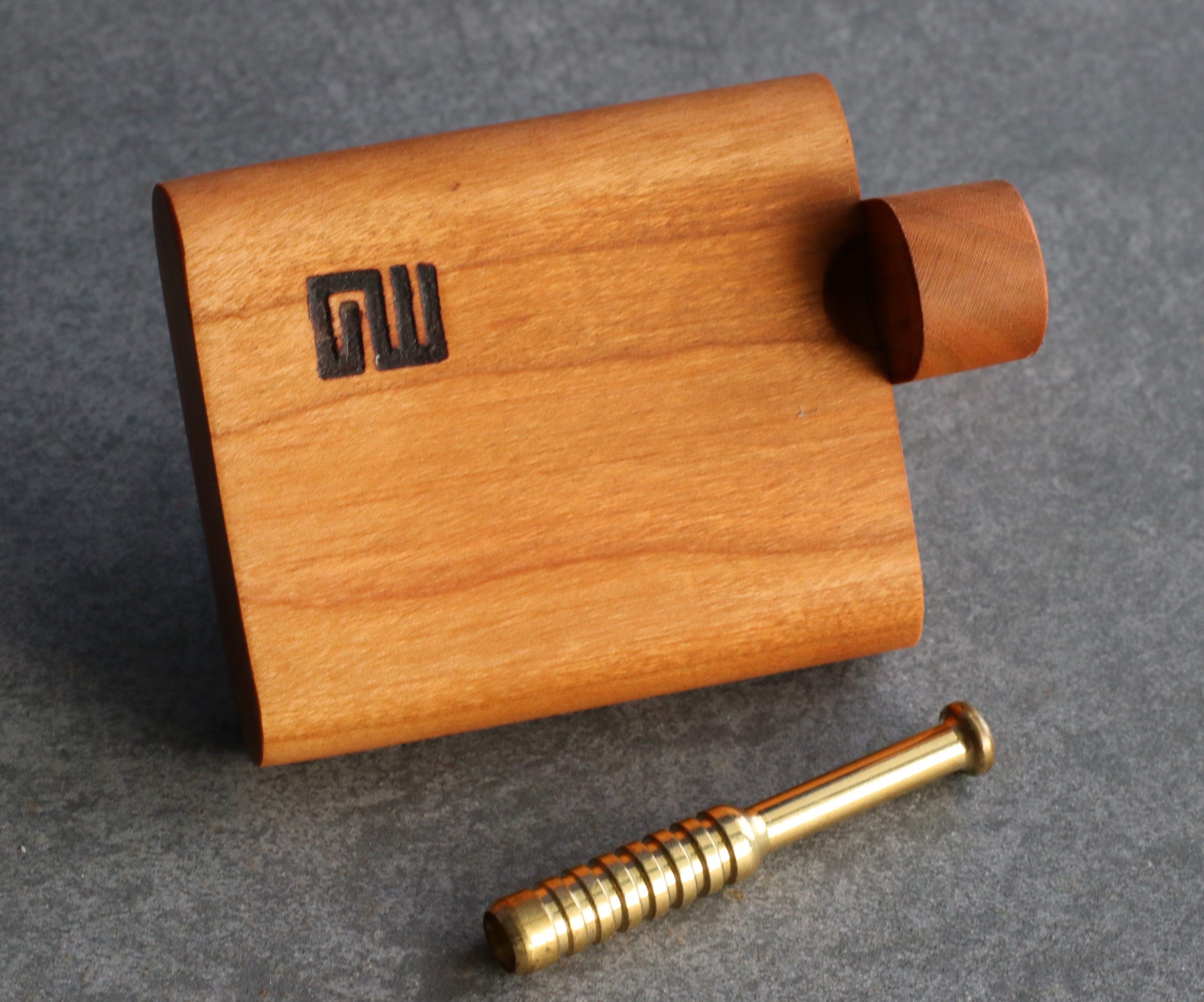 Cherry Wood Dugouts by 3rd Grain-American Crafted Swivel Lid Dugout