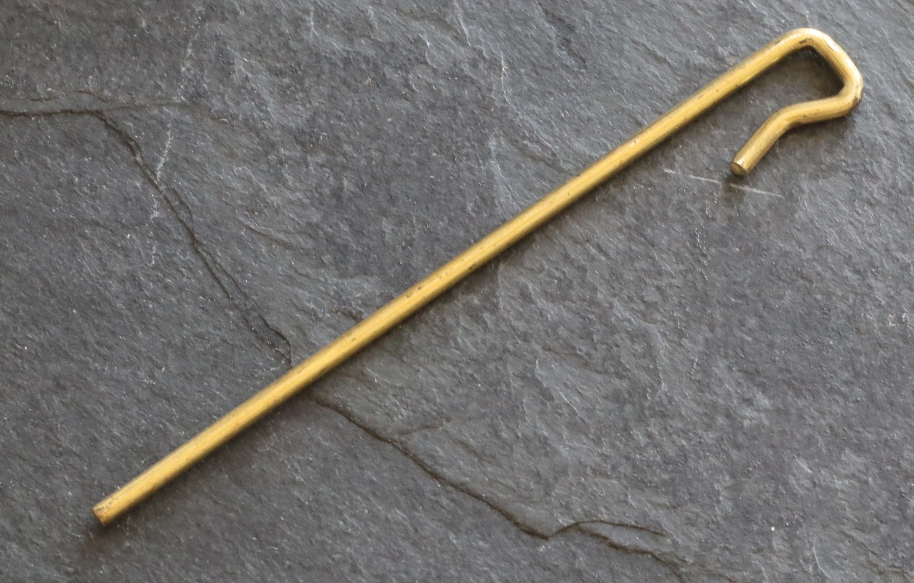 3.5" Brass Poker-Cleaning Tool for Dugouts & Pipes - Brass Poker for Cleaning Pipes