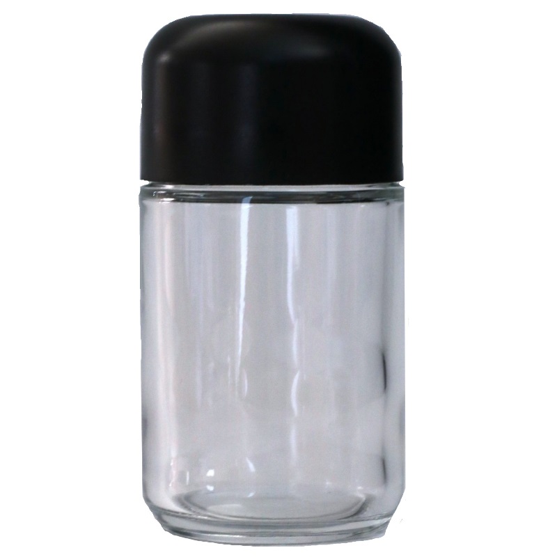 4" Glass Stash Jar-Smell Proof-Child Proof Lid-Safe and Secure Jar - Glass Stash Jar