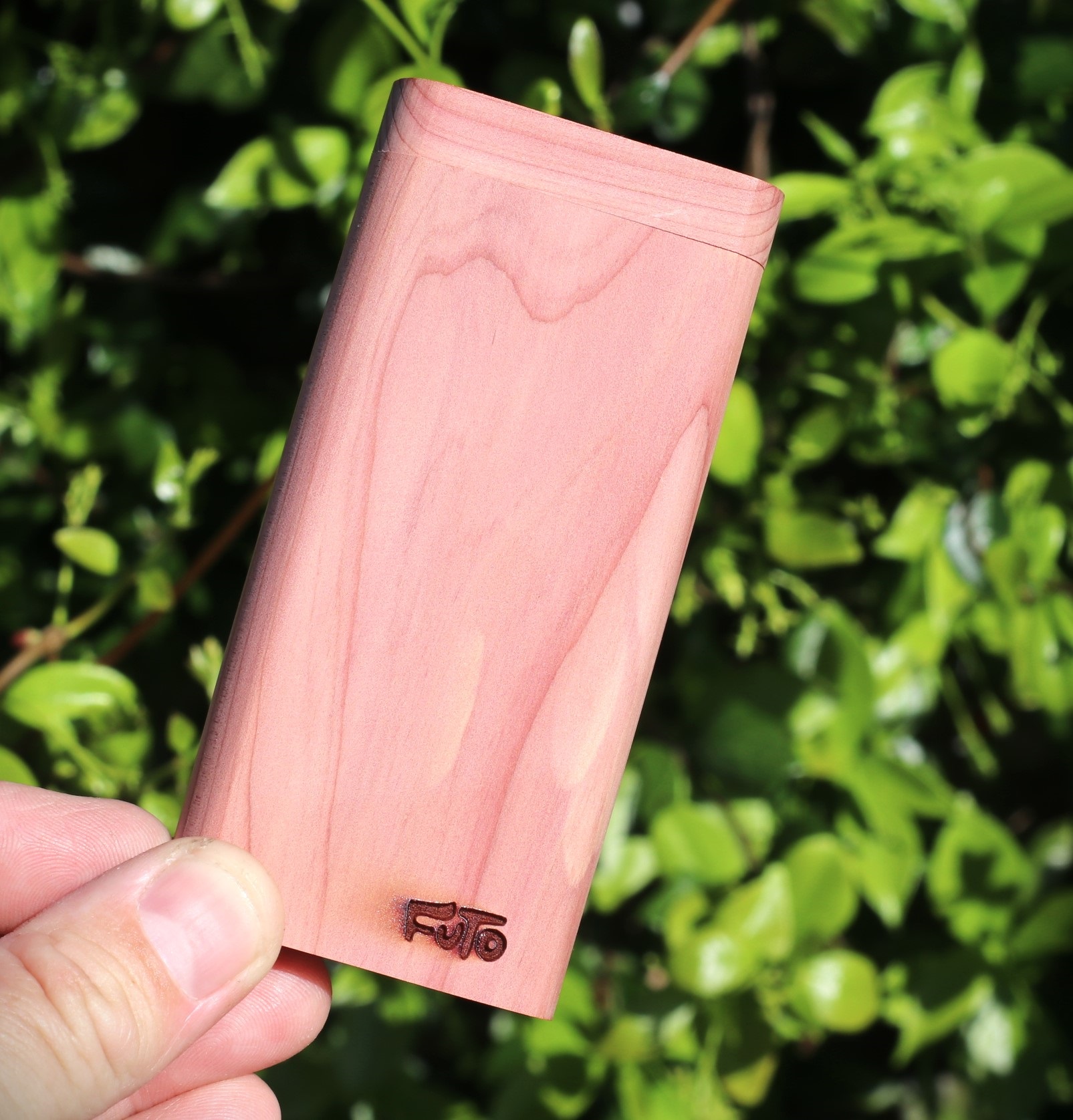 Cedar Wood Dugout- by Futo- Premium Stash Box with One Hitter & Stash Cleaner - Cedar Wood Dugout- by Futo- Premium Stash Box with One Hitter & Stash Cleaner
