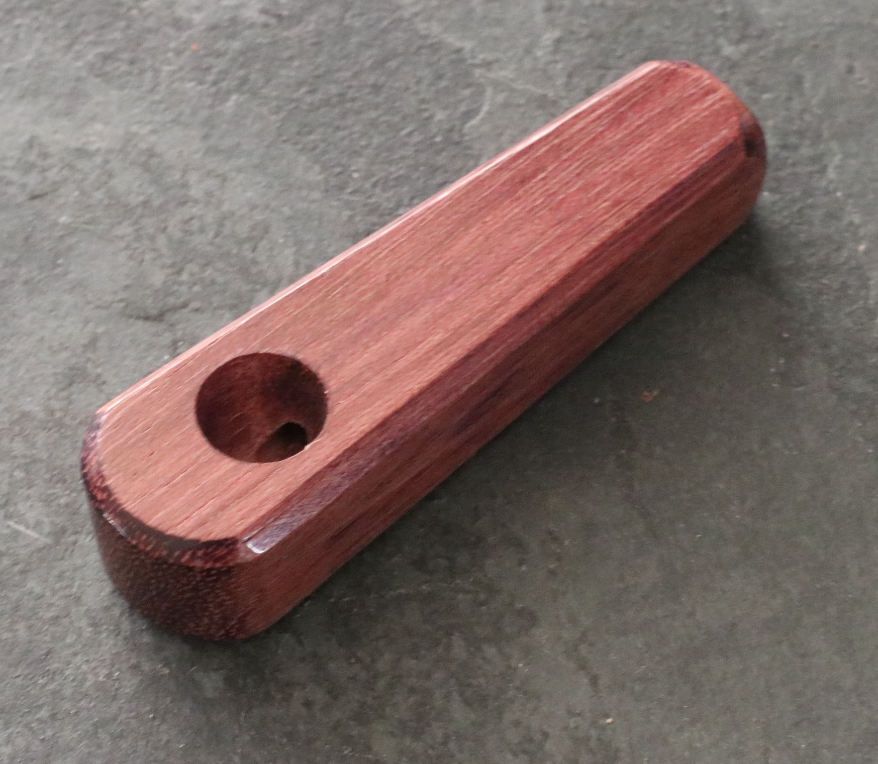 Exotic Wood Pipe-B12-3.25"-American Handcrafted Smoking Pipe - Exotic Wood Smoking Pipe