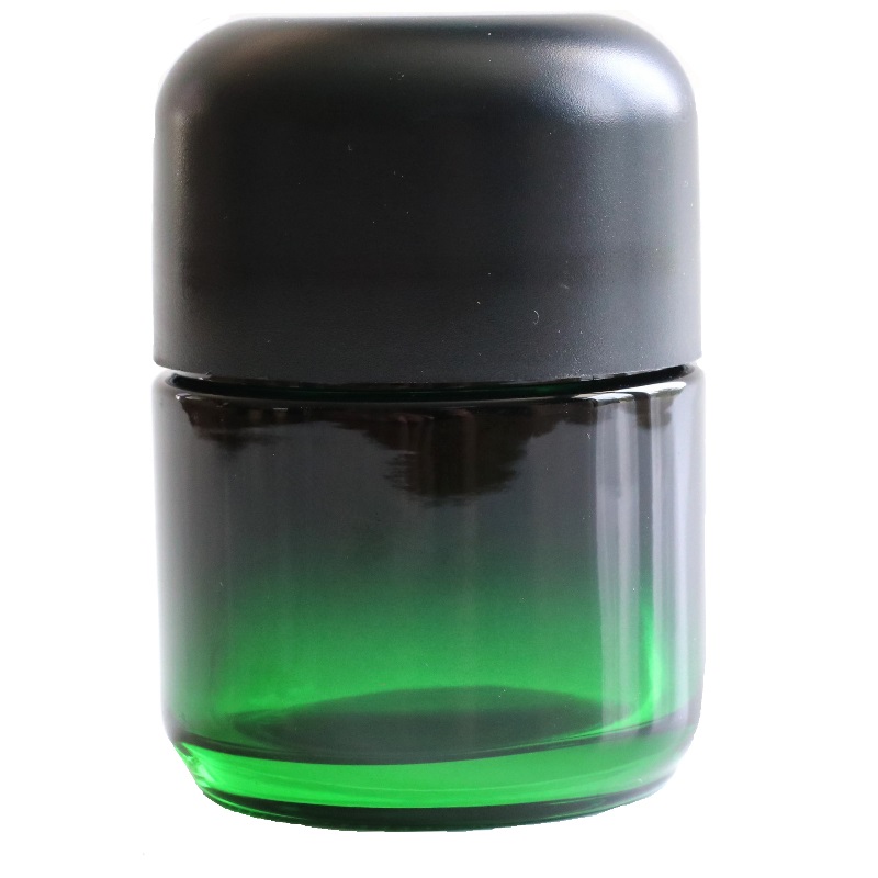 3" Glass Stash Jar-Smell Proof-Child Proof Lid-Safe and Secure Jar - 3″ Glass Stash Jar