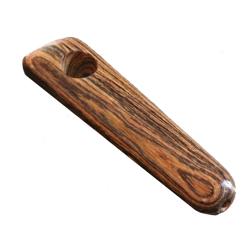 3.5" Exotic Wood Pipe-B30-Handcrafted American Wood Pipe - Exotic Wood Weed Pipe