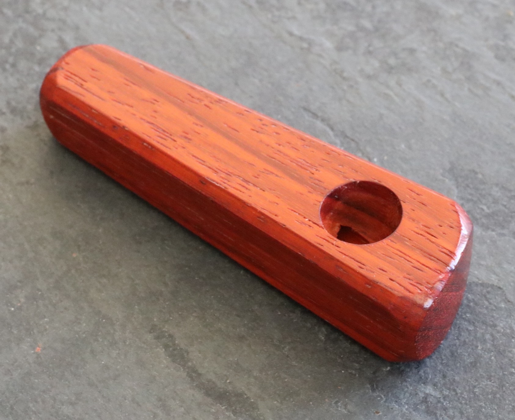3.25" Exotic Wood Pipe-B11-Handcrafted American Wood Pipe - Traditional Smoking Pipe