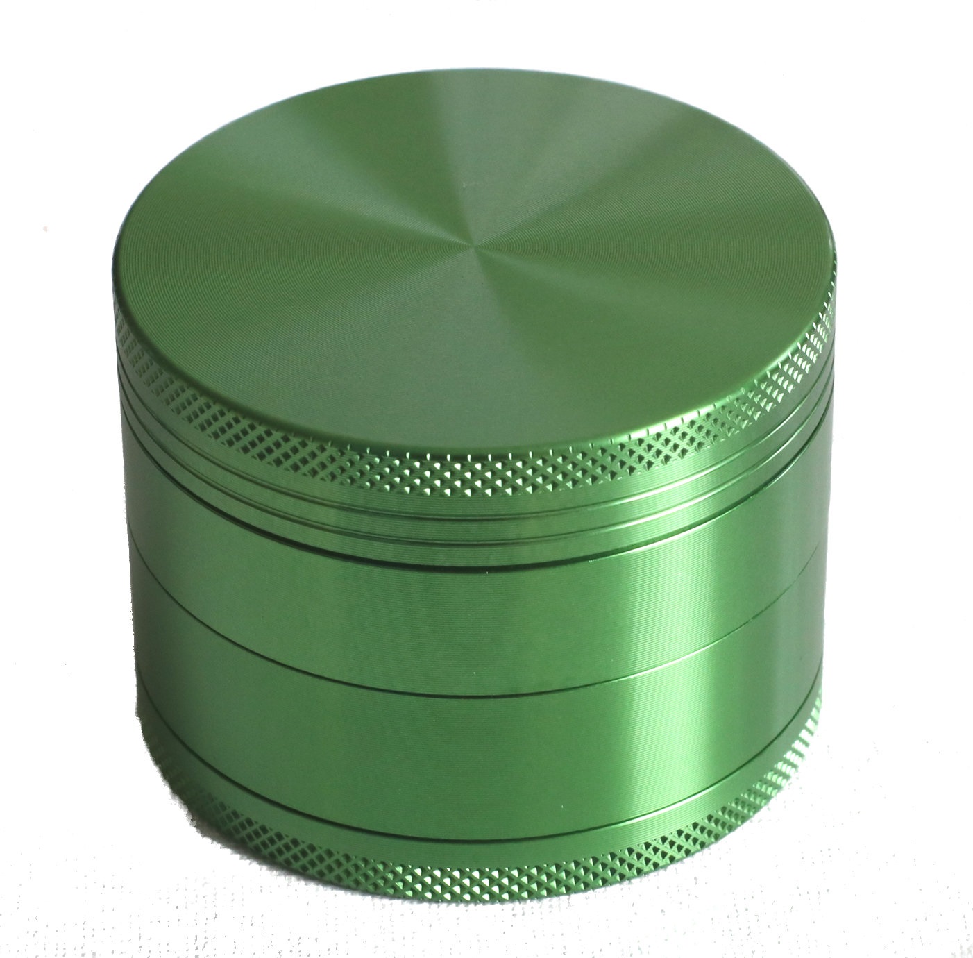 PRO 420 Green Gift Pack- Herb Grinder & Glass Pipe-Great Gift for Smokers - Green Weed Grinder