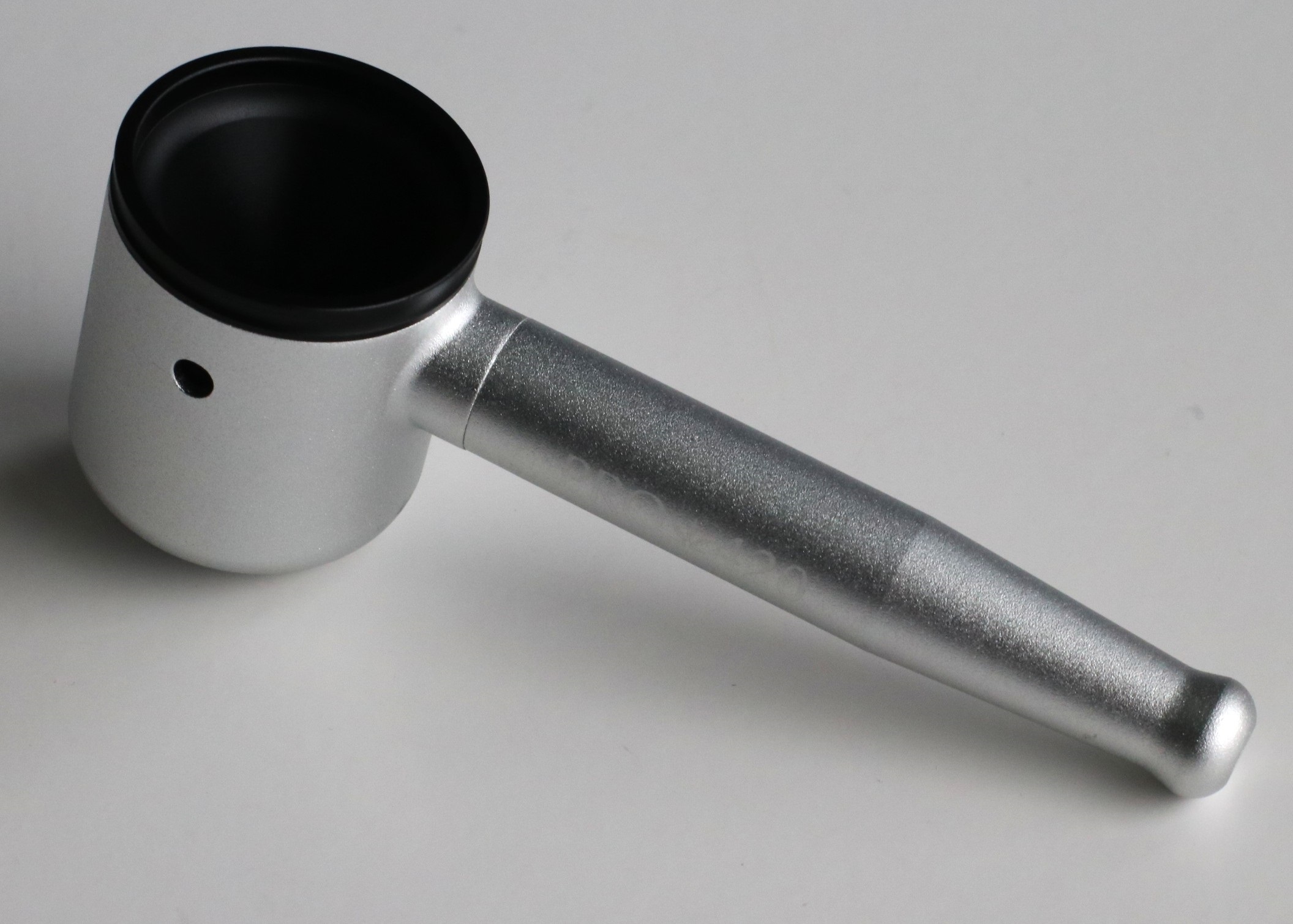 PRO 420 Aluminum Alloy Pipe-Lifetime Use-Large Bowl-4.5" Length-Silver Heavy Duty Smoking Pipe - PRO 420 Aluminum Alloy Pipe