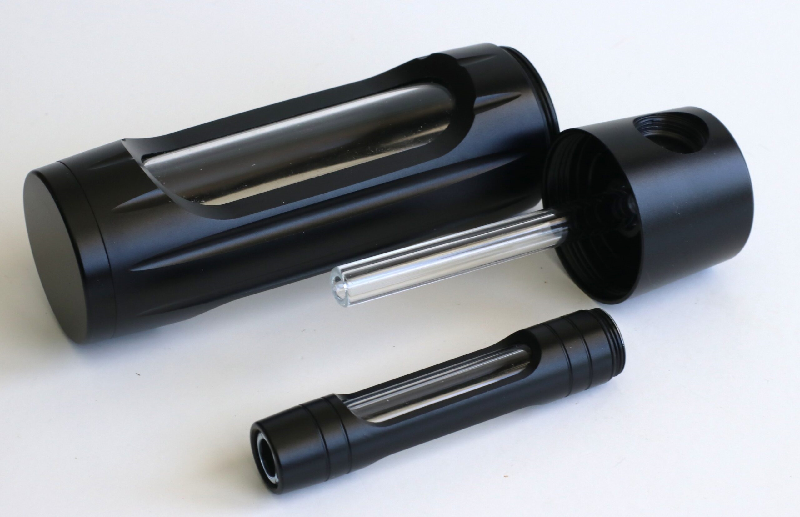 PRO420 Glass & Aluminum 6? Bubbler-Water Pipe-Easy to Clean-Perfect Small Bubbler