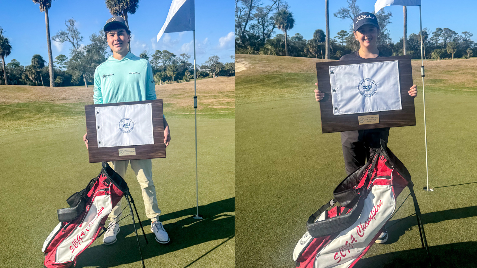 2025 Fripp Island Junior Challenge Champions: Hollison Smith and Callie Lawton