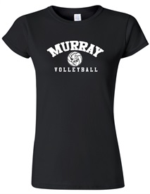 Murray Volleyball Ladies Black T-Shirt