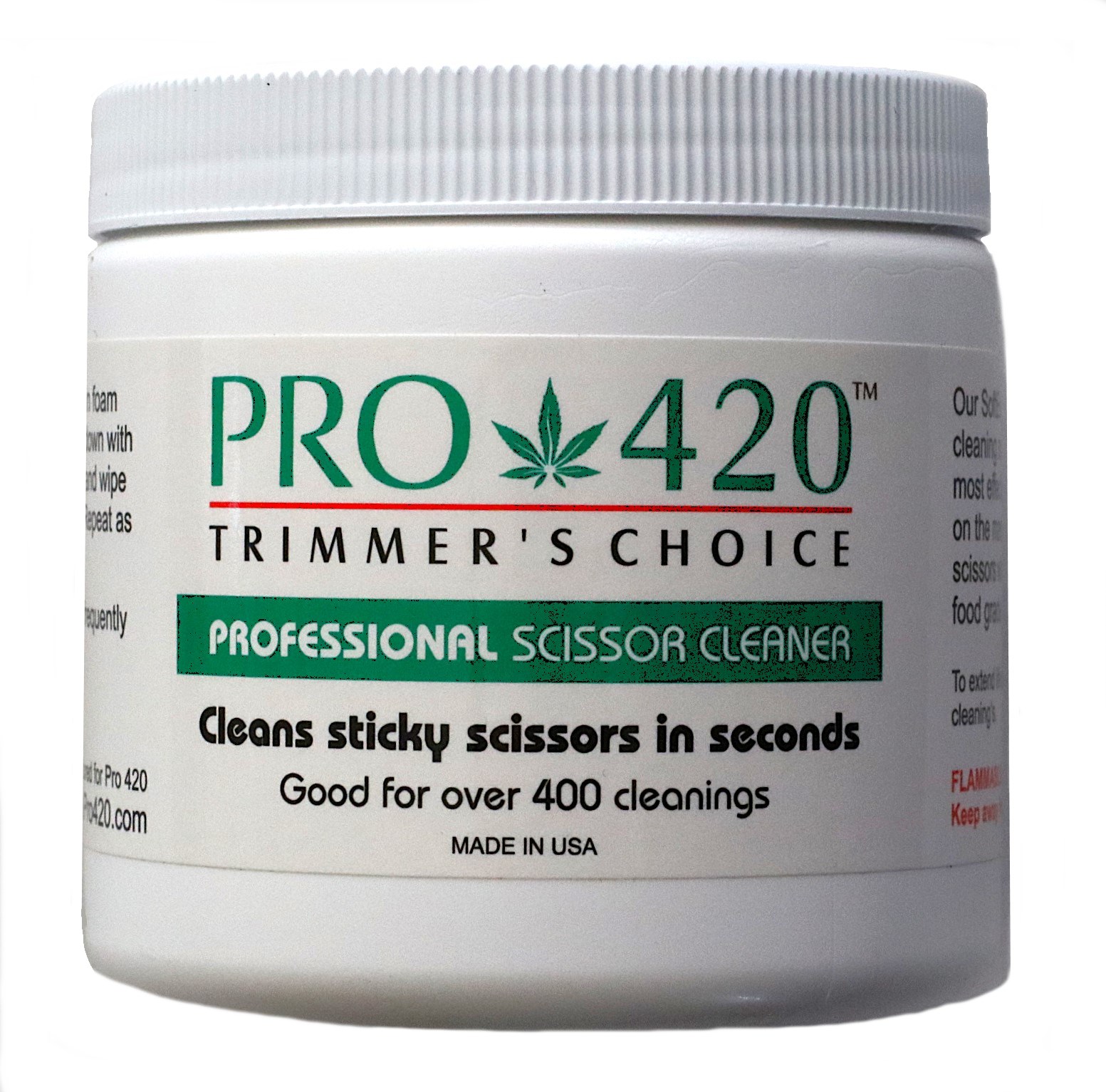 6 Pack of PRO 420 Scissor Cleaning Solution- Easy way to clean your sticky scissors
