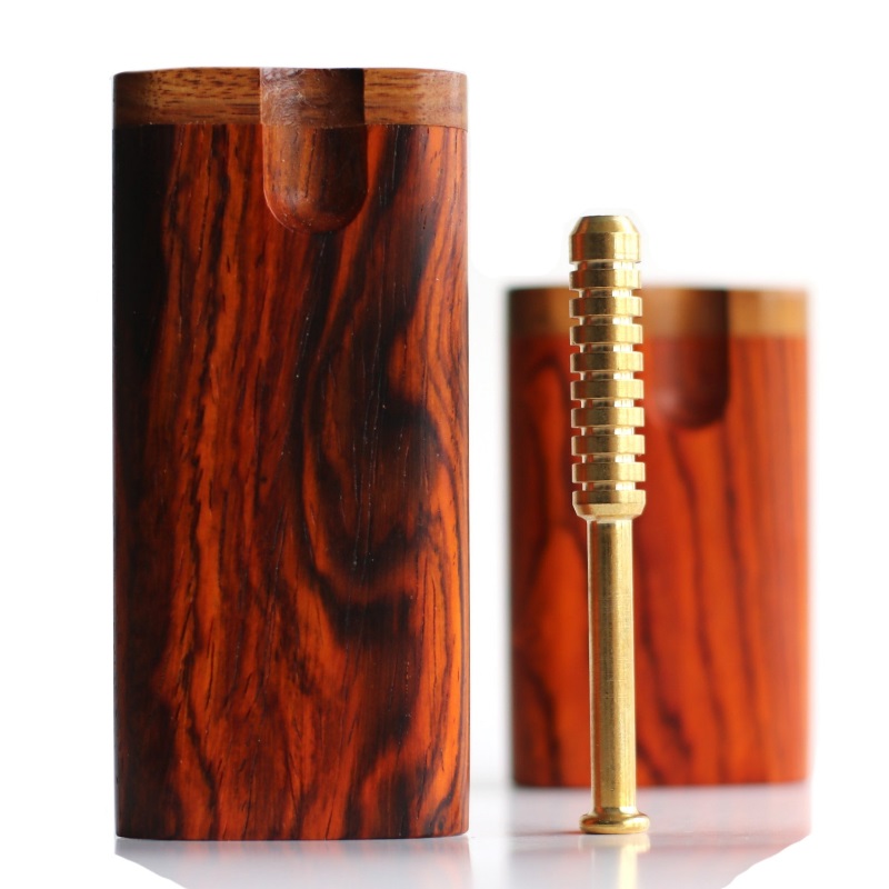 Cocobolo Swivel Lid Dugouts & One Hitter Pipes-Both 3