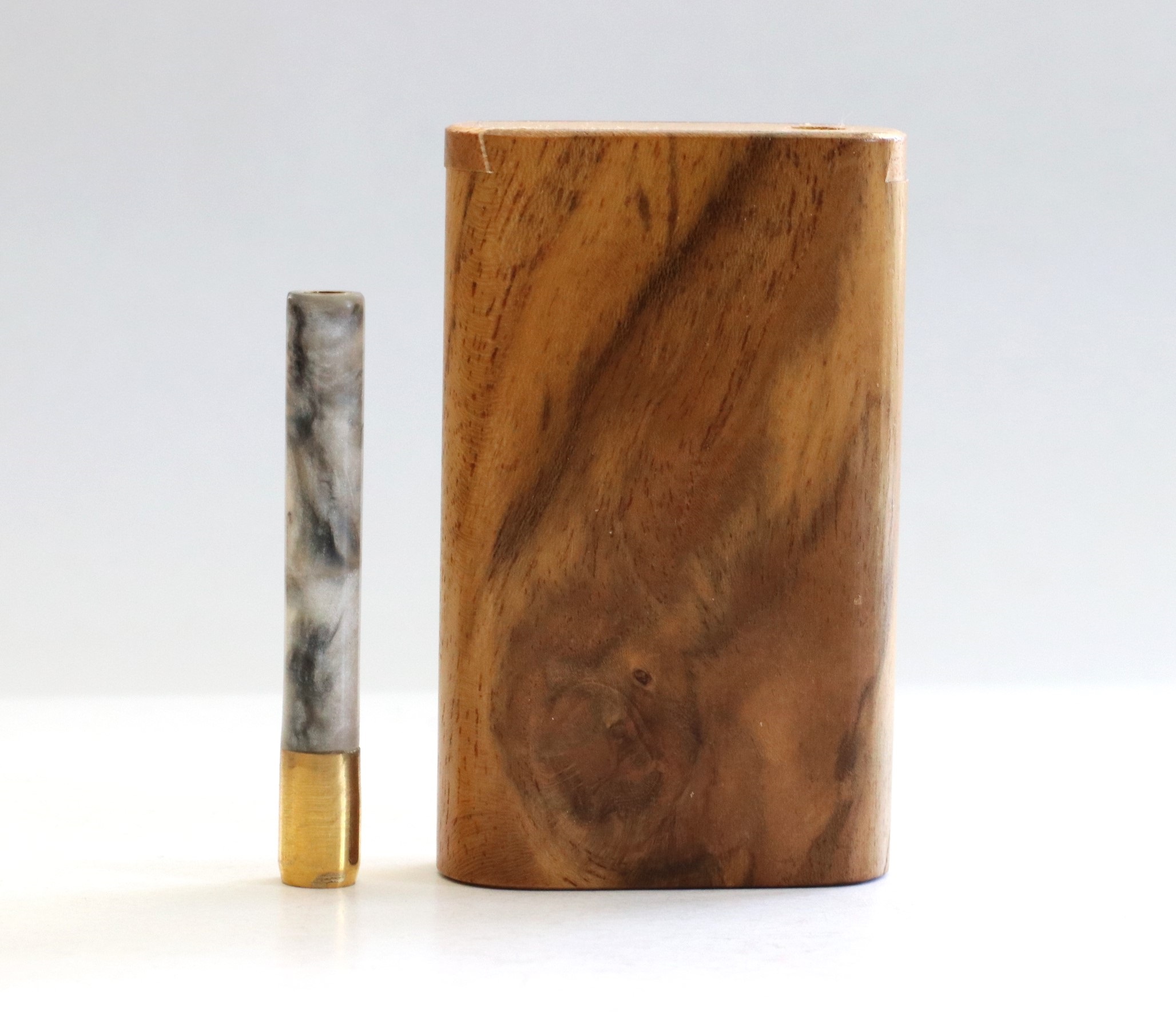 One of a Kind Teak Wood Dugout & One Hitter