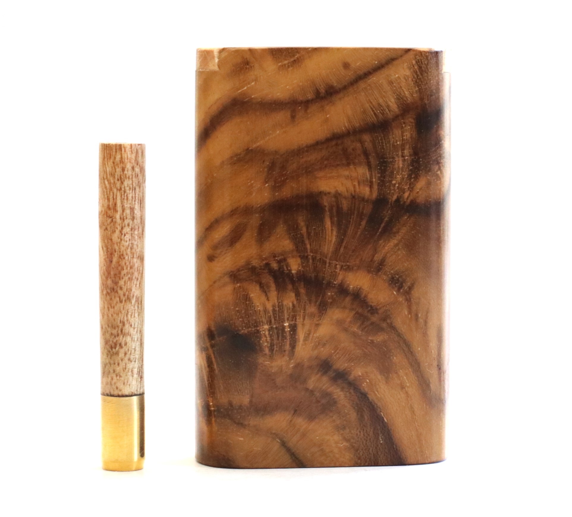 One of a Kind Teak Wood Dugout & One Hitter