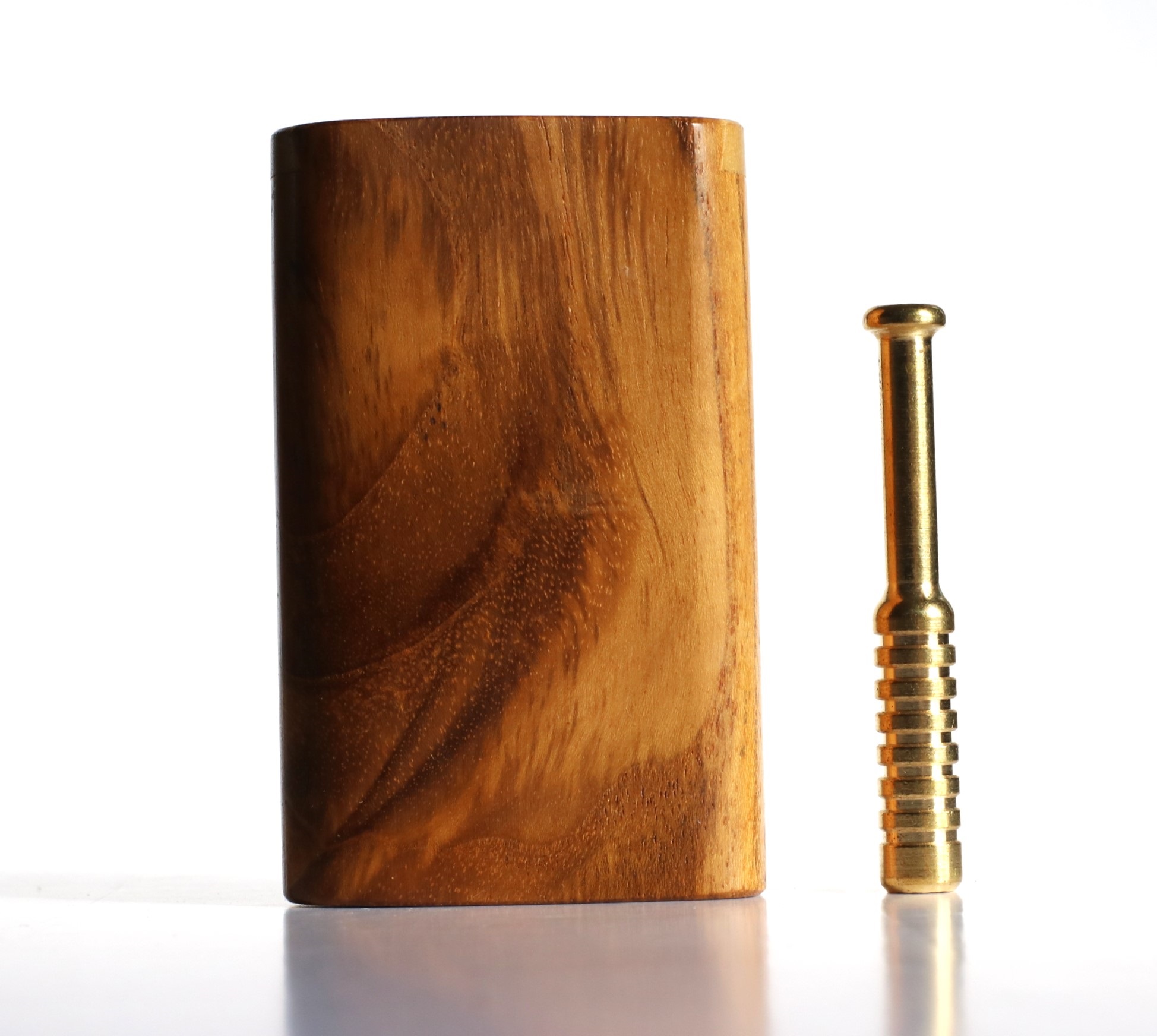 One of a Kind Teak Wood Dugout & One Hitter