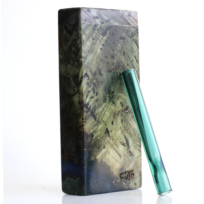 Galaxy Burl Futo Stash Box- Out of this World Wood Dugout- 4