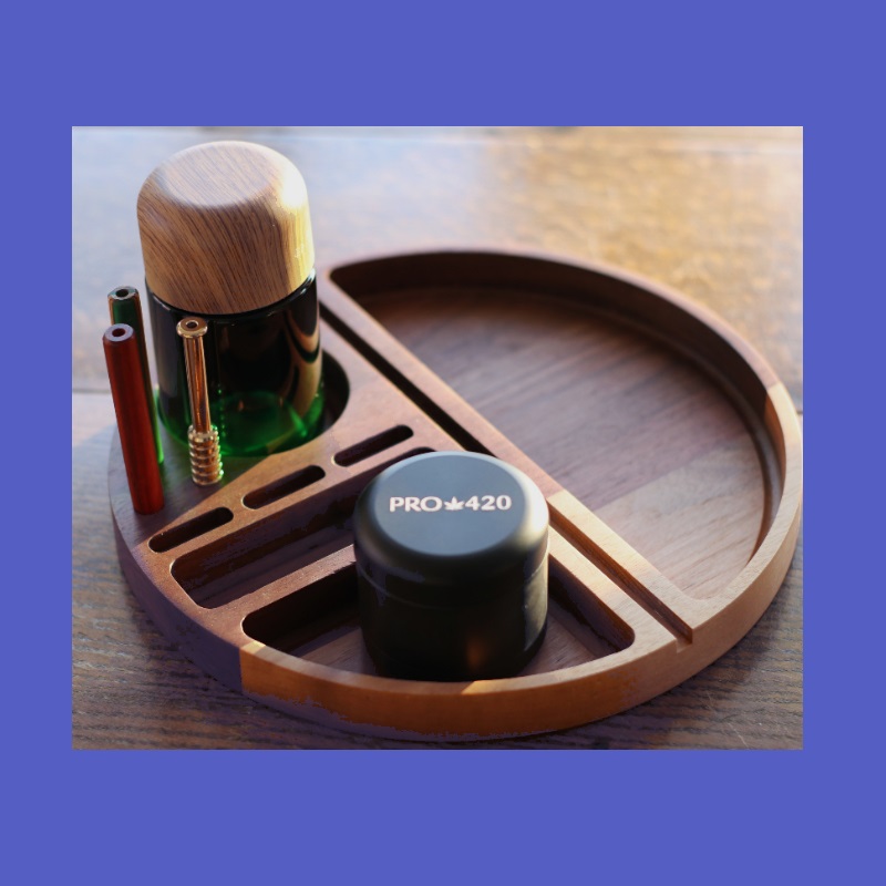 PRO 420 Gift Pack Bundle-Rolling Tray, Grinder, Stash Jar & Pipes-YOLO Ultimate Gift Pack for Smoker's